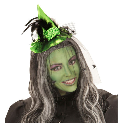 Halloween Hoed Groen Heks van Widmann koop je bij Partywinkel