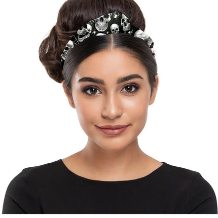 Halloween Hoofdband Zwart Wit Spoken van Fiestas Guirca koop je bij Partywinkel