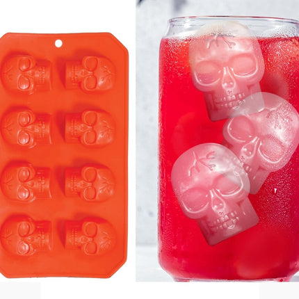 Halloween Ijsblokjesvorm Doodshoofden 21cm van Fiestas Guirca koop je bij Partywinkel