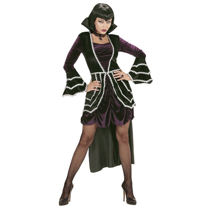 Halloween Jurk Dames Gothic Vampier van Widmann koop je bij Partywinkel