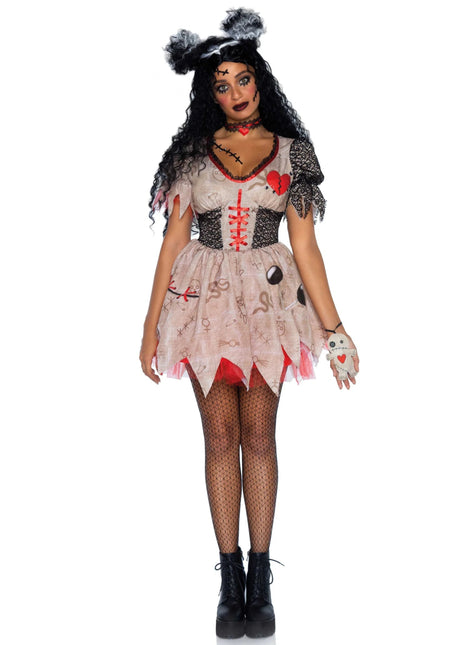 Halloween Jurk Dames Voodoo Pop Leg Avenue van Leg Avenue koop je bij Partywinkel