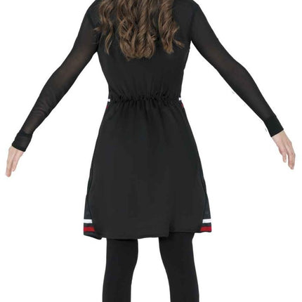 Halloween Jurk Meisje Gothic Cheerleader van Fiestas Guirca koop je bij Partywinkel