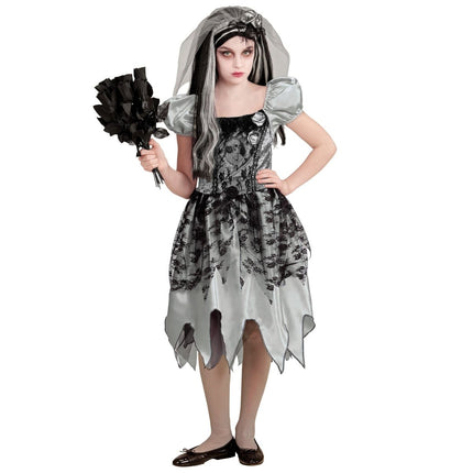 Halloween Jurk Meisje Spook Bruid van Widmann koop je bij Partywinkel