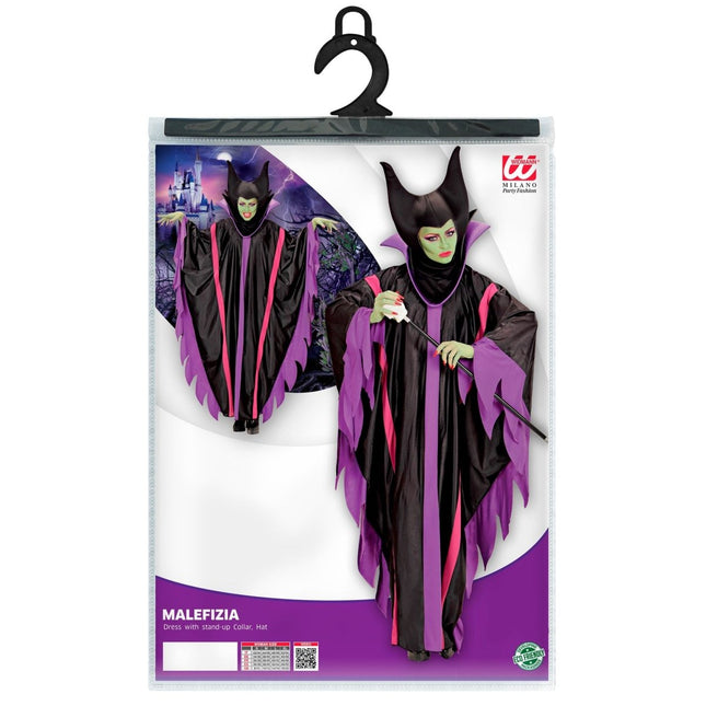 Halloween Jurk Paars Dames Malefizia van Widmann koop je bij Partywinkel