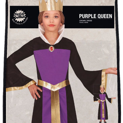 Halloween Jurk Paars Meisje Koningin van Fiestas Guirca koop je bij Partywinkel
