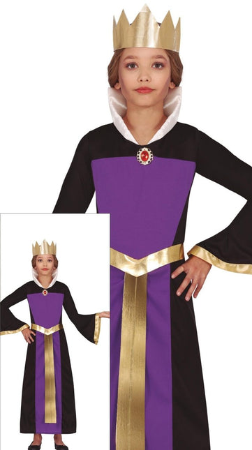 Halloween Jurk Paars Meisje Koningin van Fiestas Guirca koop je bij Partywinkel
