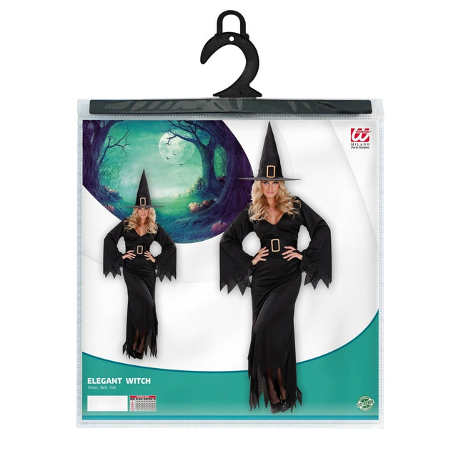 Halloween Jurk Zwart Heks van Widmann koop je bij Partywinkel