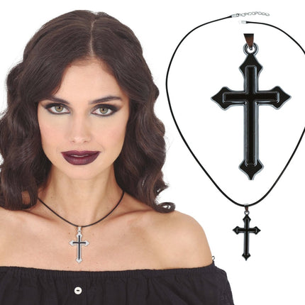 Halloween Ketting Kruis 5cm van Fiestas Guirca koop je bij Partywinkel