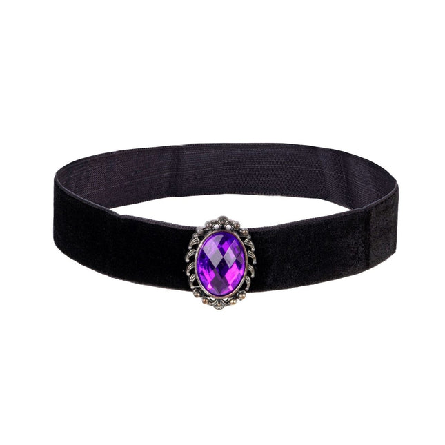 Halloween Ketting Paarse Steen van Widmann koop je bij Partywinkel