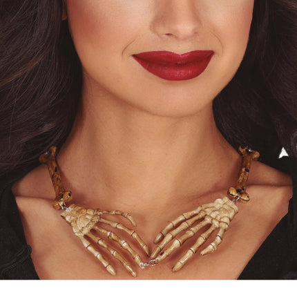 Halloween Ketting Skelet Armen van Fiestas Guirca koop je bij Partywinkel