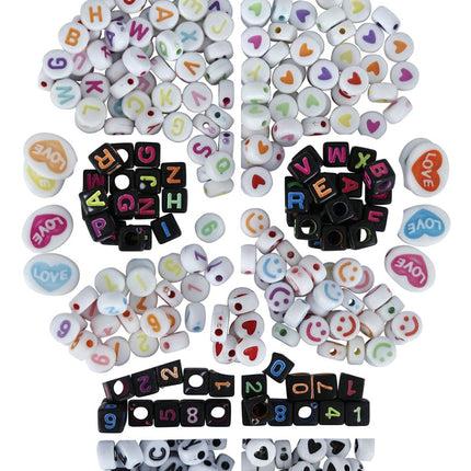 Halloween Knutselpakket Armbanden Maken Letters En Cijfers van Fiestas Guirca koop je bij Partywinkel