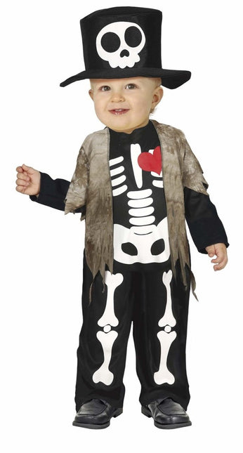 Halloween Kostuum Baby Skelet van Fiestas Guirca koop je bij Partywinkel
