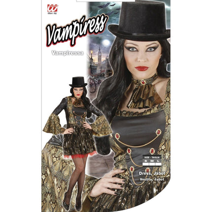 Halloween Kostuum Dames Vampier Gotisch van Widmann koop je bij Partywinkel