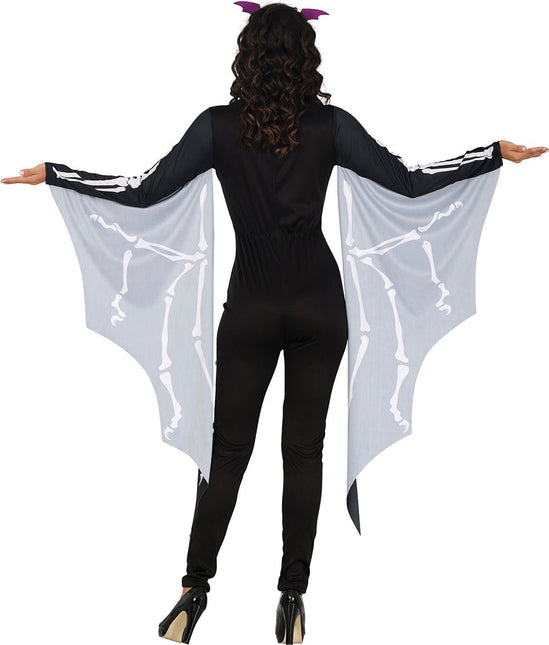 Halloween Kostuum Dames Vleermuis Skelet van Fiestas Guirca koop je bij Partywinkel