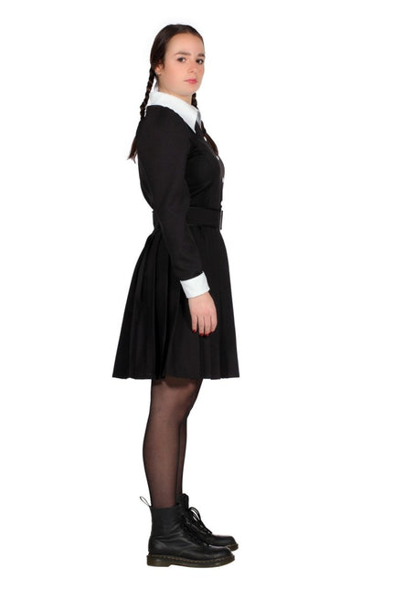 Halloween Kostuum Dames Wednesday van Wilbers & Wilbers koop je bij Partywinkel