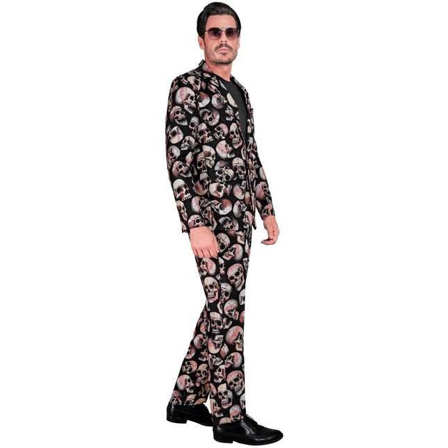 Halloween Kostuum Heren Schedel van Widmann koop je bij Partywinkel