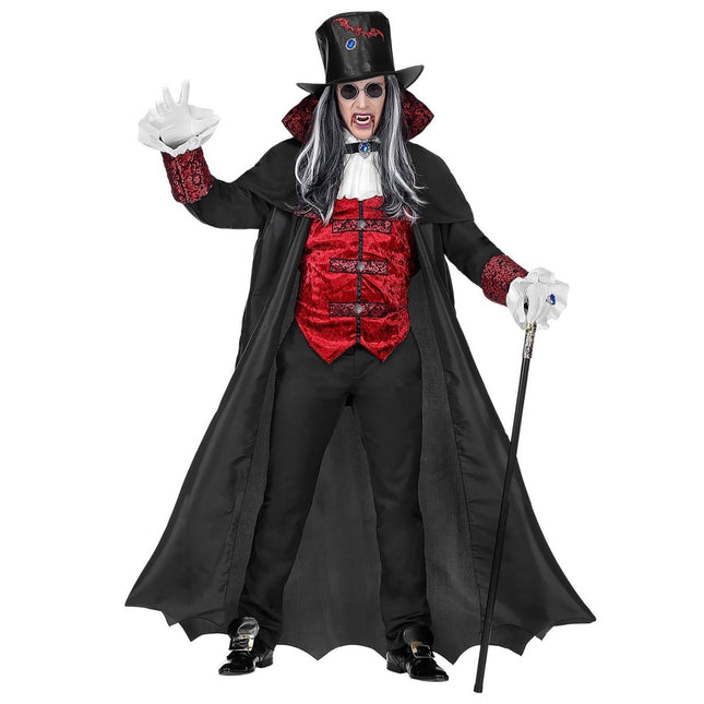 Halloween Kostuum Heren Vampier 4 delig van Widmann koop je bij Partywinkel
