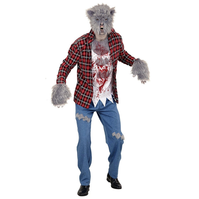 Halloween Kostuum Heren Weerwolf 5 delig van Widmann koop je bij Partywinkel