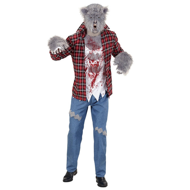 Halloween Kostuum Heren Weerwolf 5 delig van Widmann koop je bij Partywinkel