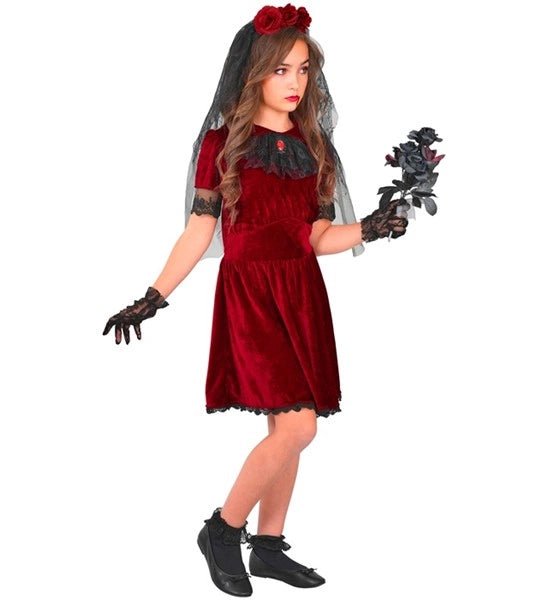 Halloween Kostuum Kind Gothic Vampierbruid van Widmann koop je bij Partywinkel