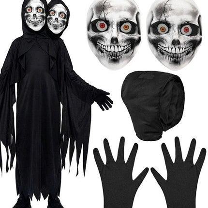 Halloween Kostuum Kind Tweekoppige Dood van Widmann koop je bij Partywinkel