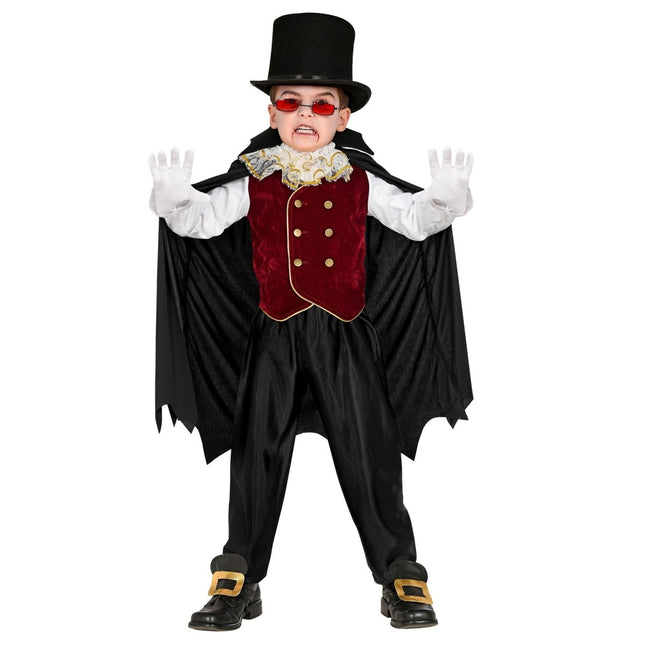 Halloween Kostuum Kind Vampier 4 delig van Widmann koop je bij Partywinkel