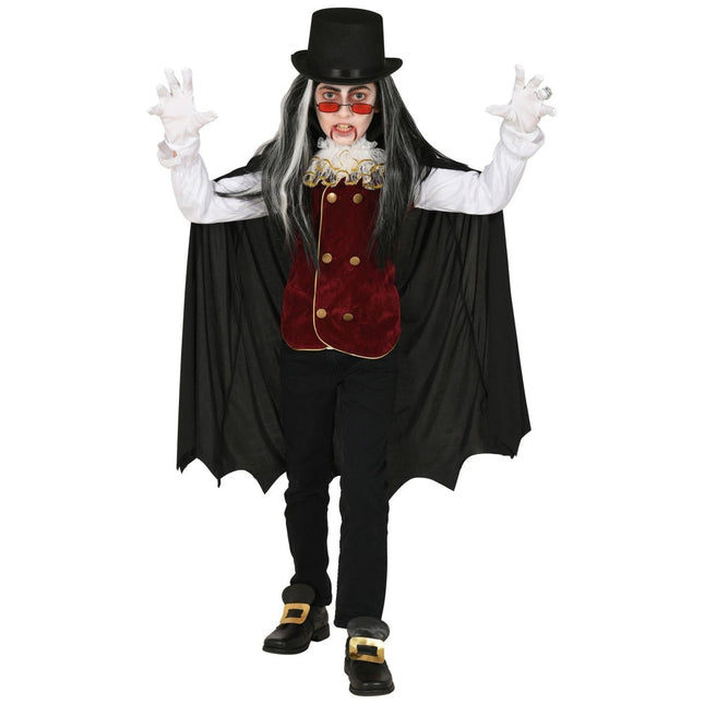 Halloween Kostuum Kind Vampier 4 delig van Widmann koop je bij Partywinkel