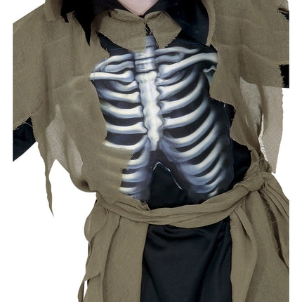 Halloween Kostuum Kind Zombie Skelet van Widmann koop je bij Partywinkel