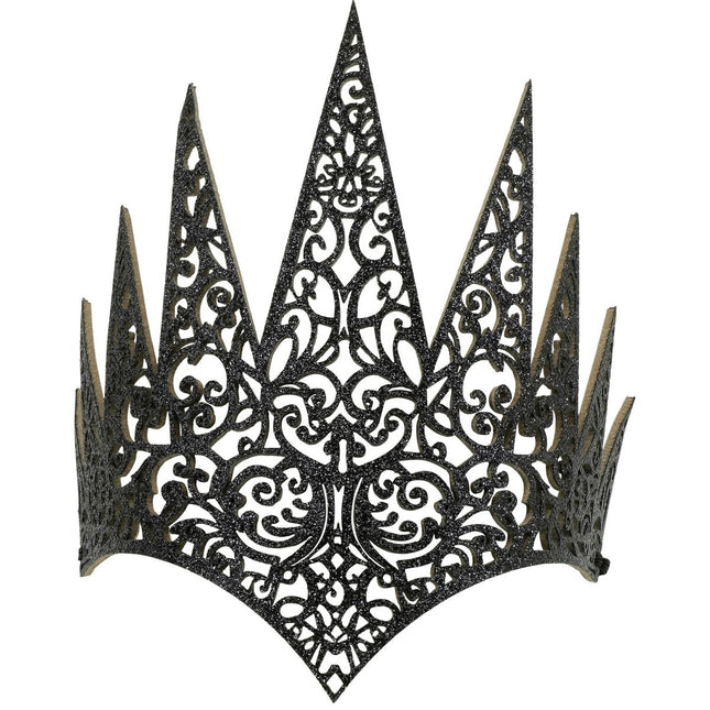 Halloween Kroon Zwart van Widmann koop je bij Partywinkel
