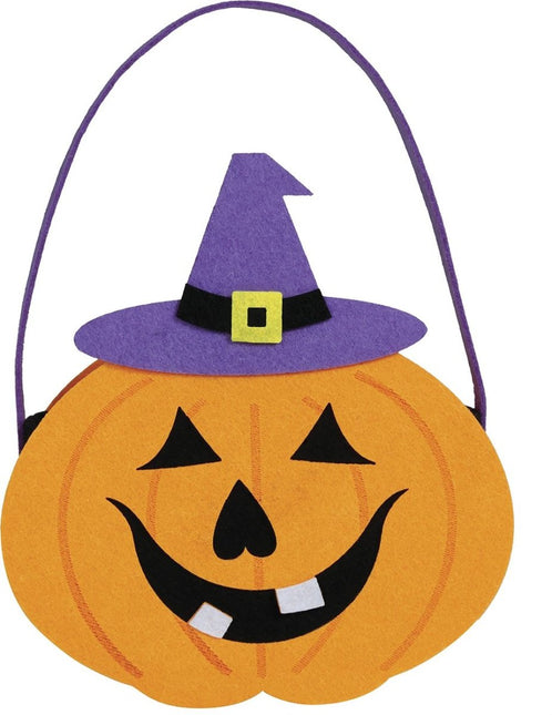 Halloween Mand Pompoen 18cm van Fiestas Guirca koop je bij Partywinkel