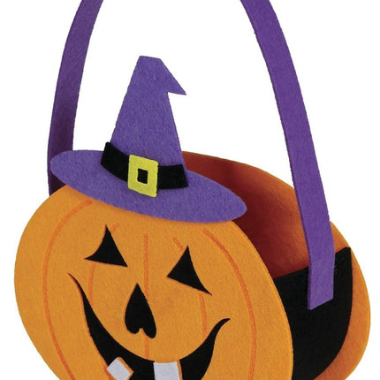 Halloween Mand Pompoen 18cm van Fiestas Guirca koop je bij Partywinkel