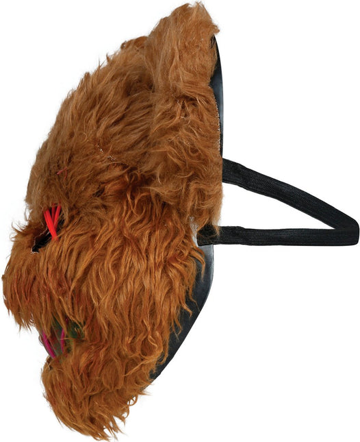 Halloween Masker Bruin Beer Met Licht van Fiestas Guirca koop je bij Partywinkel