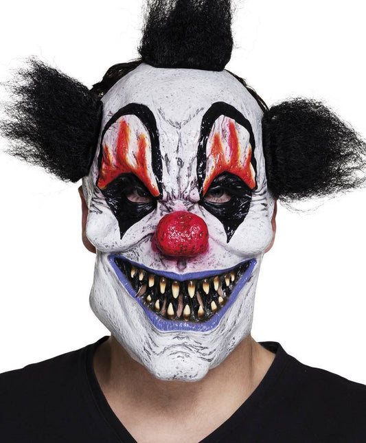 Halloween Masker Clown met Haar Deluxe van Boland koop je bij Partywinkel
