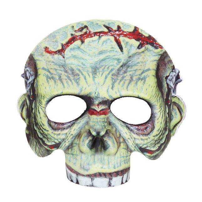 Halloween Masker Groen Monster van Widmann koop je bij Partywinkel