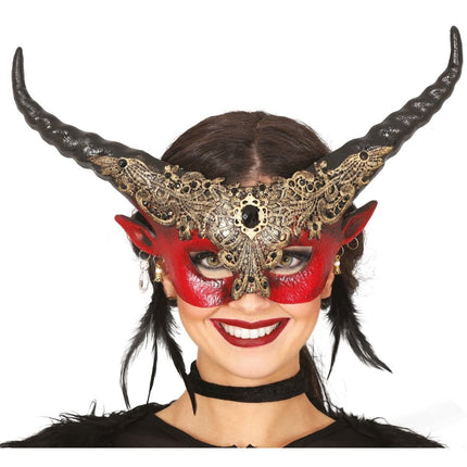 Halloween Masker Hoorns van Fiestas Guirca koop je bij Partywinkel