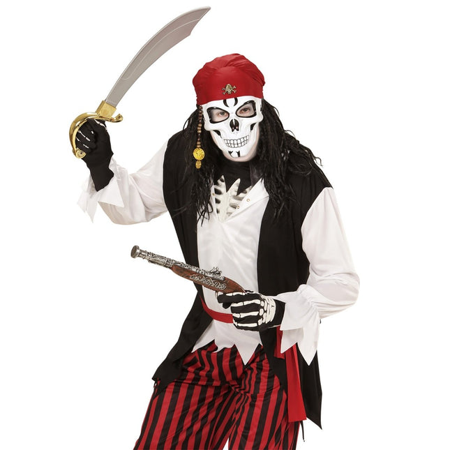 Halloween Masker Piraten Schedel 3 delig van Widmann koop je bij Partywinkel