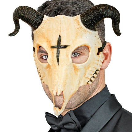 Halloween Masker Ram Kruis van Widmann koop je bij Partywinkel