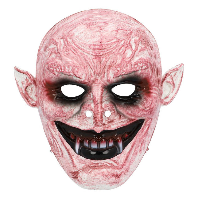 Halloween Masker Rood Wit Vampier van Boland koop je bij Partywinkel