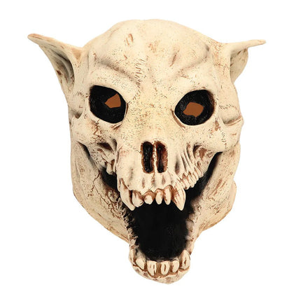 Halloween Masker Schedel Hond van Boland koop je bij Partywinkel
