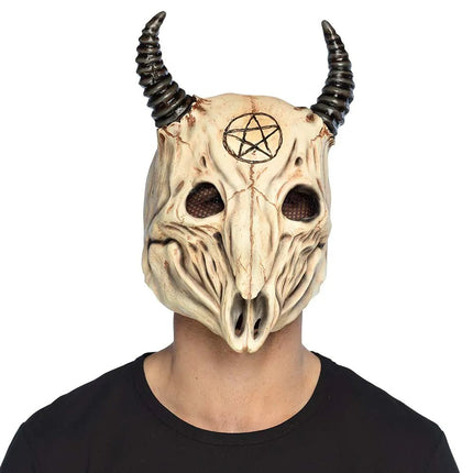 Halloween Masker Schedel Ram van Boland koop je bij Partywinkel