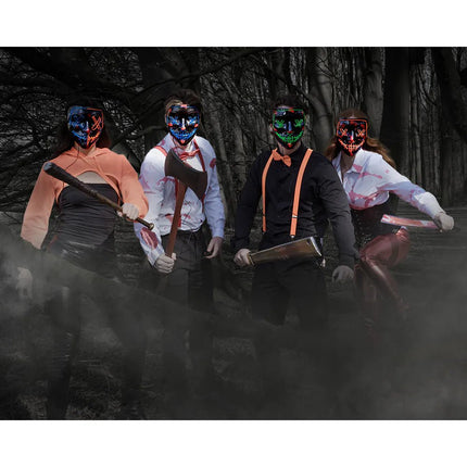 Halloween Masker Smile Led Licht van Boland koop je bij Partywinkel