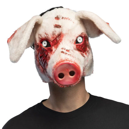 Halloween Masker Varken Bloederig van Boland koop je bij Partywinkel