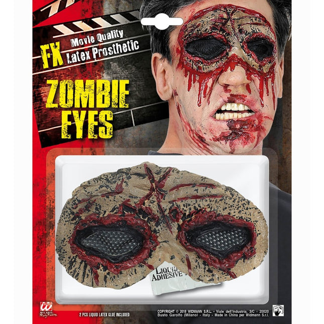 Halloween Masker Zombie Ogen van Widmann koop je bij Partywinkel