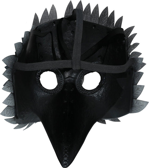 Halloween Masker Zwart Vogel Veren van Fiestas Guirca koop je bij Partywinkel