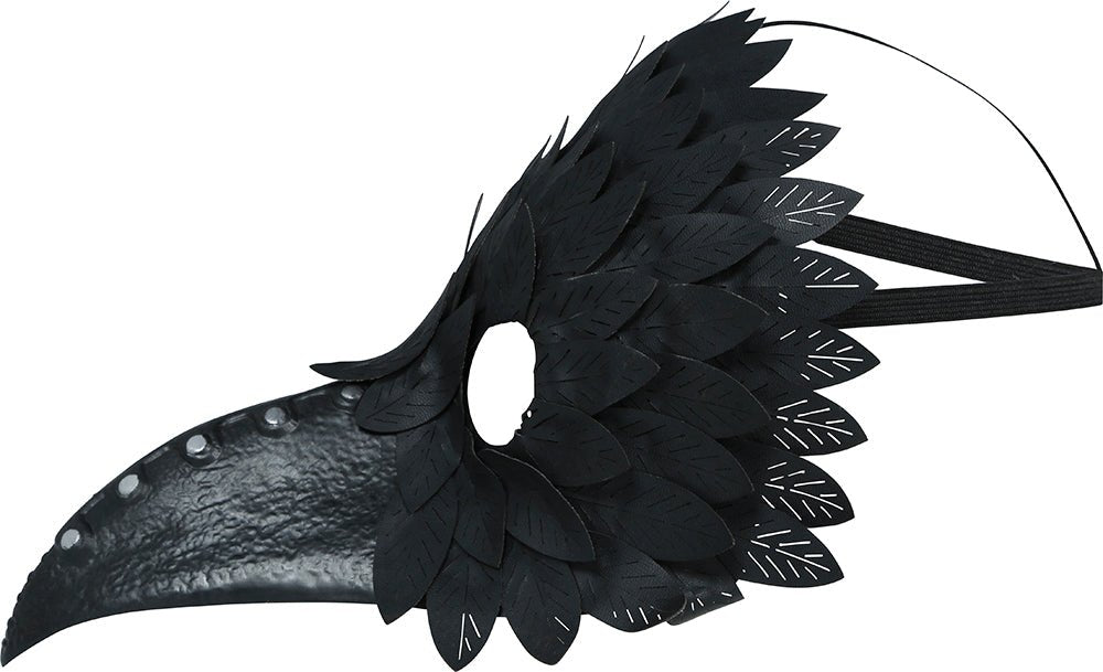 Halloween Masker Zwart Vogel Veren van Fiestas Guirca koop je bij Partywinkel