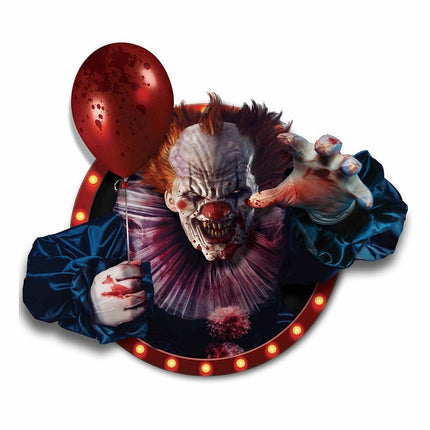 Halloween Muursticker Clown 80cm van Fiestas Guirca koop je bij Partywinkel