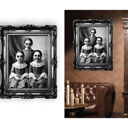 Halloween Muursticker Horror Gezin 58cm van Fiestas Guirca koop je bij Partywinkel