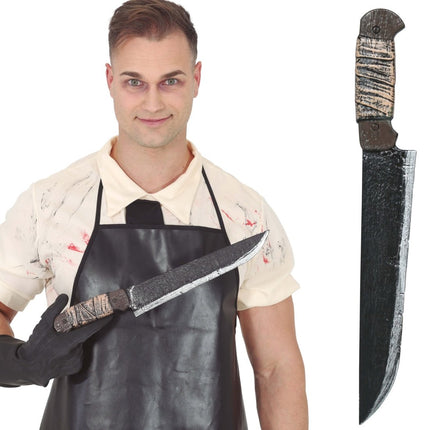 Halloween Nep Mes Slager 42cm van Fiestas Guirca koop je bij Partywinkel