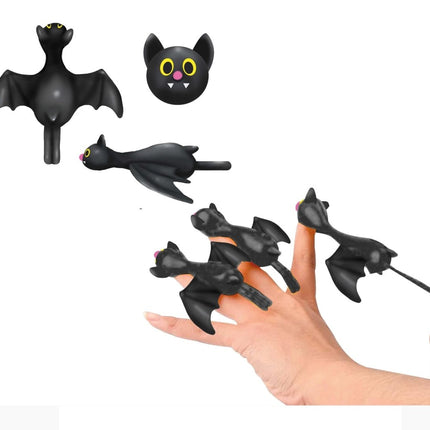 Halloween Nep Vleermuis Rubberen Vliegende Vleermuizen van Fiestas Guirca koop je bij Partywinkel