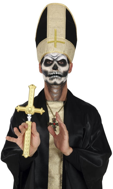 Halloween Nep Zwaard Dolk Kruis 26cm van Fiestas Guirca koop je bij Partywinkel